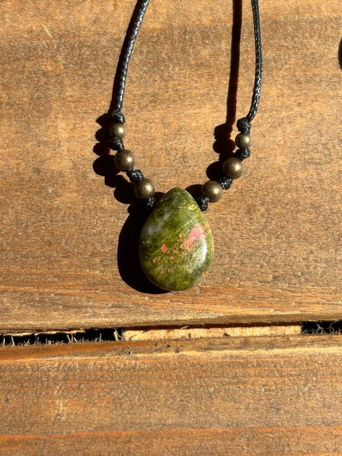 unakite teardrop