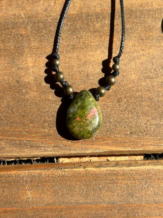 unakite teardrop