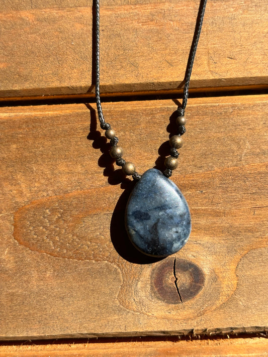 sodalite teardrop large