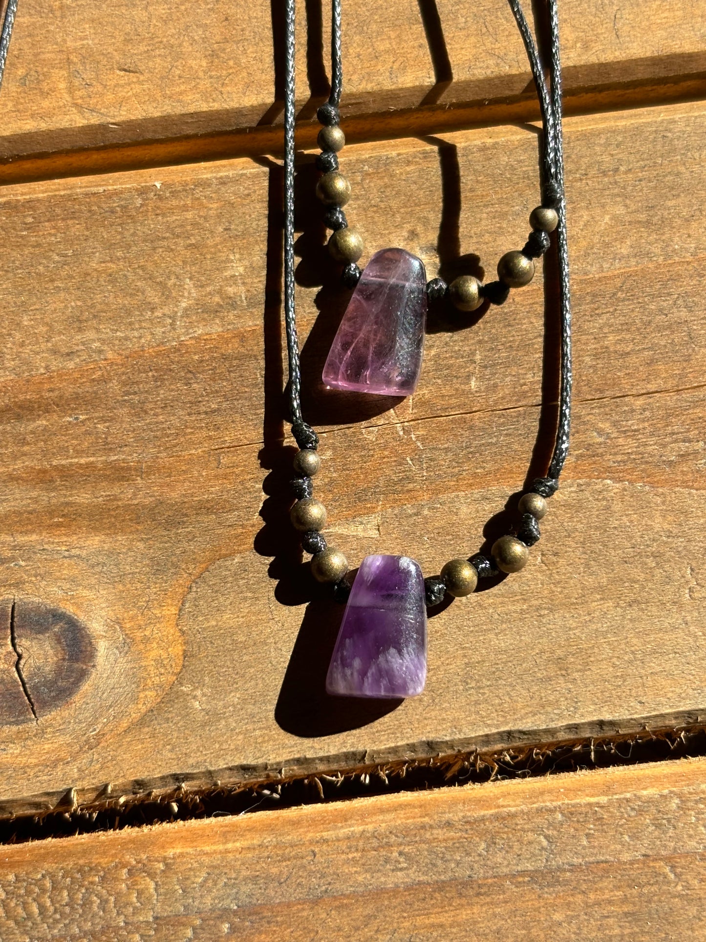 amethyst mini drop shape